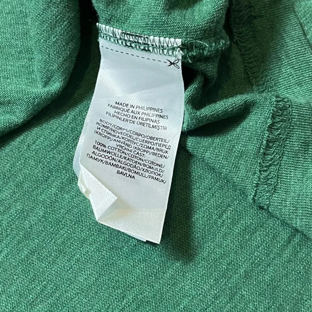 Polo Ralph Lauren Long Sleeve T-Shirt 2XLT Green Graphic 67 Big & Tall Cotton